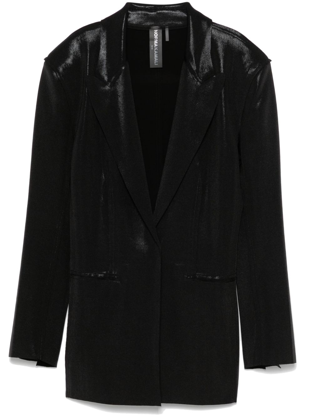 Norma Kamali single-breasted jacket - Black