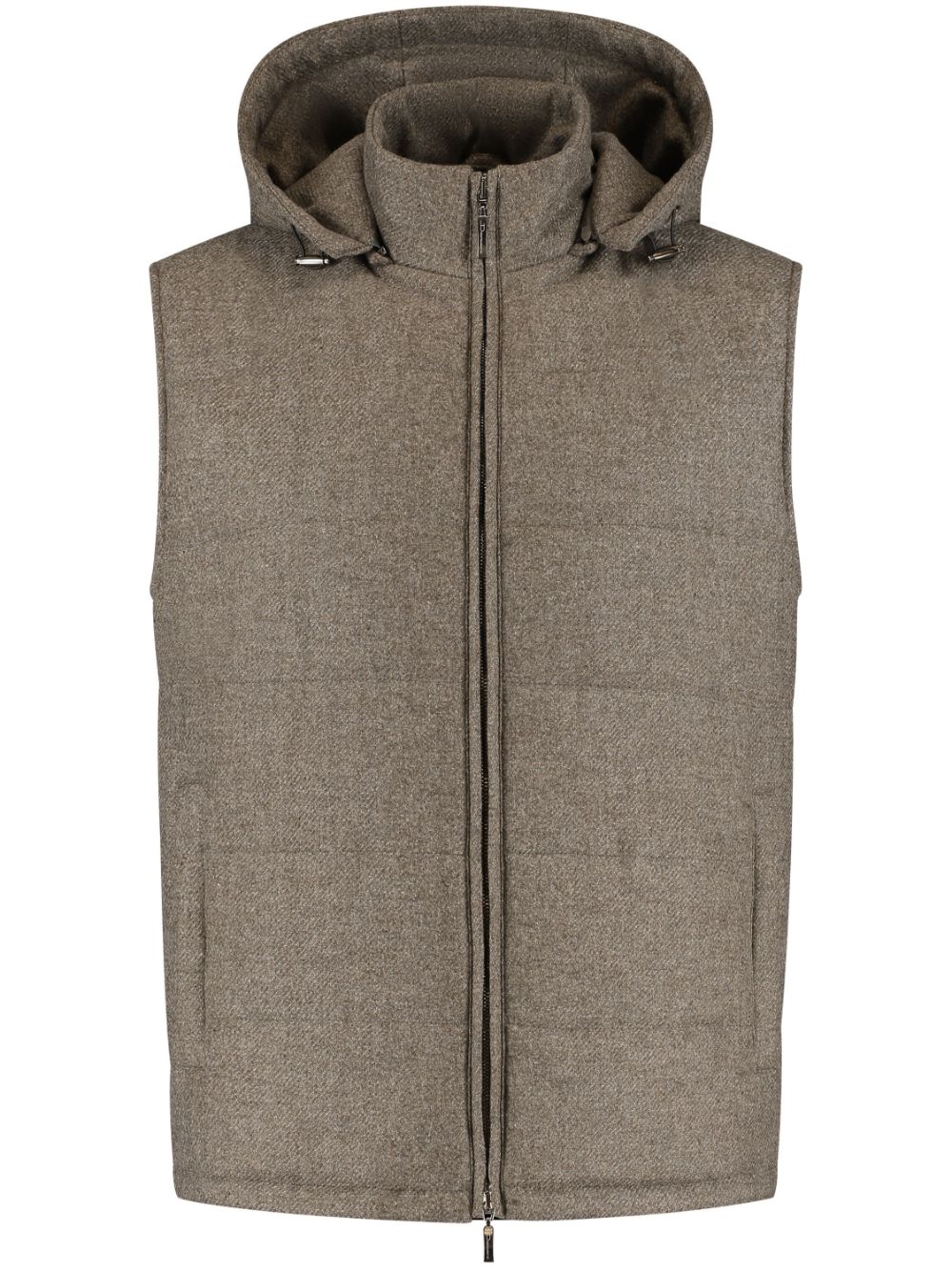 hooded waistcoat