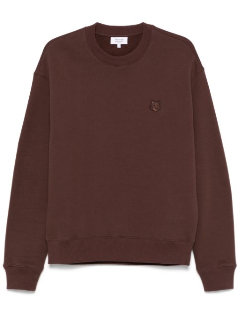 Maison Kitsune Fox-patch sweatshirt Men