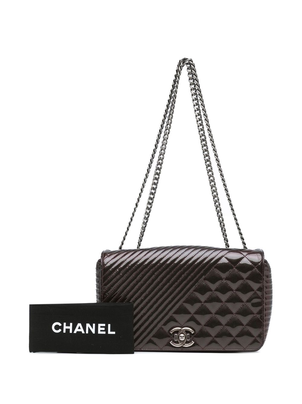 CHANEL 2015-2016 Medium Patent Coco Boy Flap shoulder bag Women