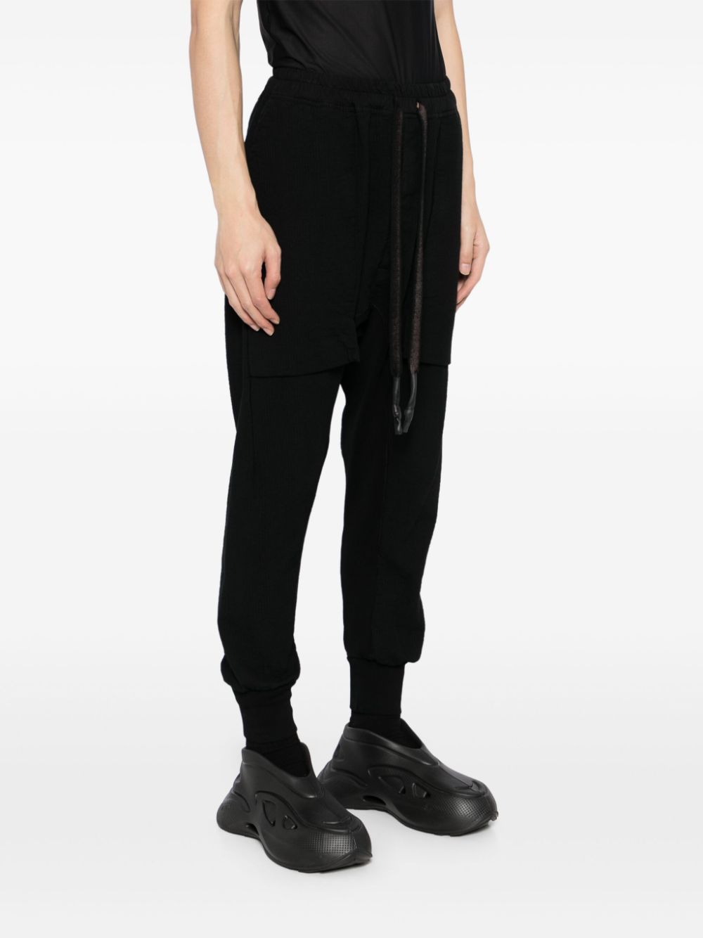 ISAAC SELLAM EXPERIENCE GUSSET STRIPE TROUSERS 