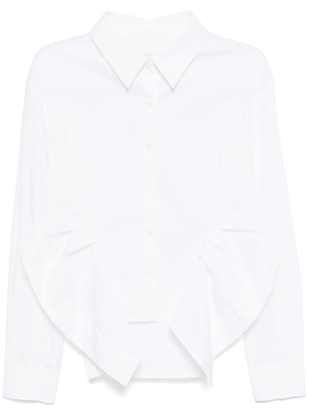 Besfxxk asymmetric shirt | White | Image 1
