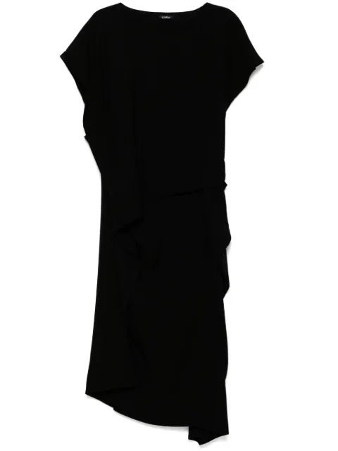 Yohji Yamamoto vestido midi a capas