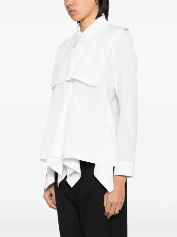 トップス Yohji Yamamoto 00AW 100%cotton Yohji Yamamoto Cotton Shirt | White | FARFETCH RO