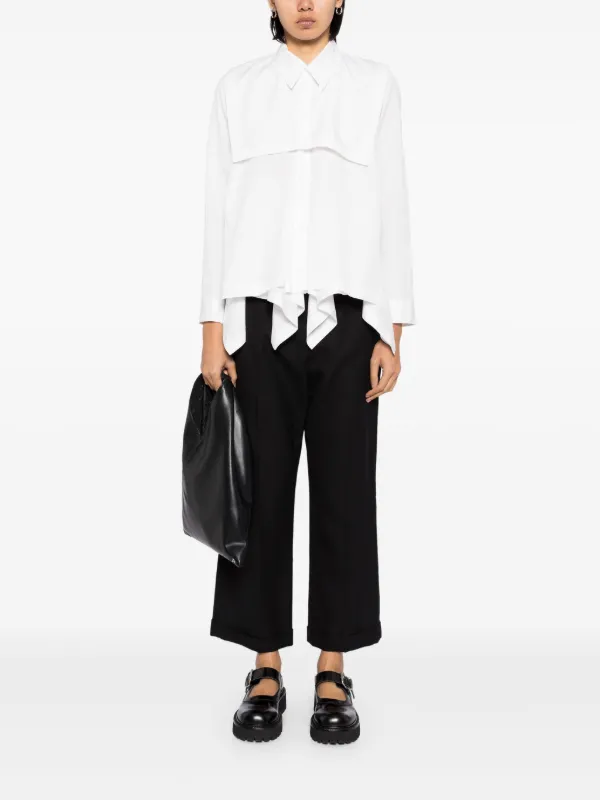 Yohji Yamamoto Cotton Shirt | White | FARFETCH RO
