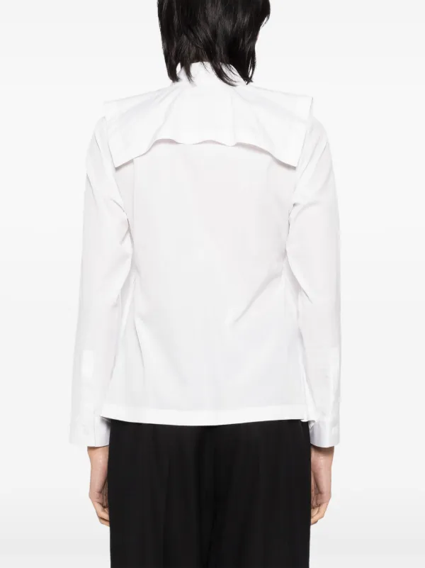 Yohji Yamamoto Cotton Shirt | White | FARFETCH RO