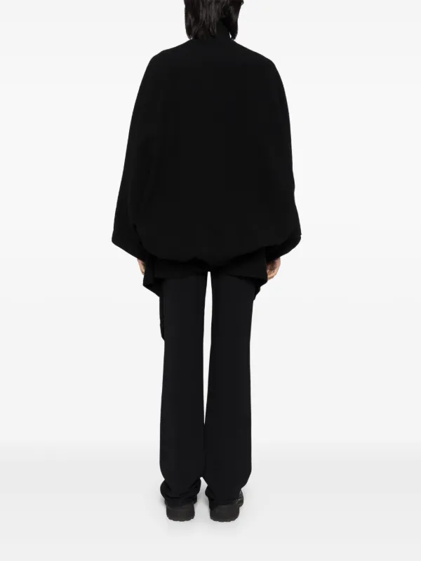 Yohji Yamamoto button-up Cape | Black | FARFETCH Yohji Yamamoto button-up Cape | Black | FARFETCH