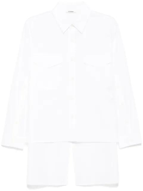 Yohji Yamamoto crease-effect shirt