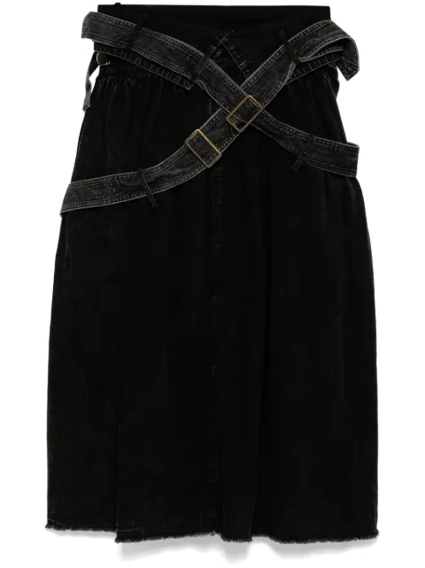 Yohji Yamamoto falda de mezclilla