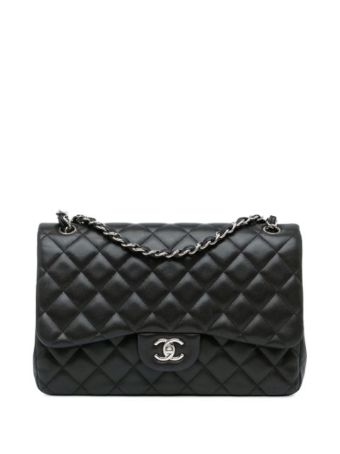 CHANEL 2011 Jumbo Classic Lambskin Double Flap shoulder bag Women