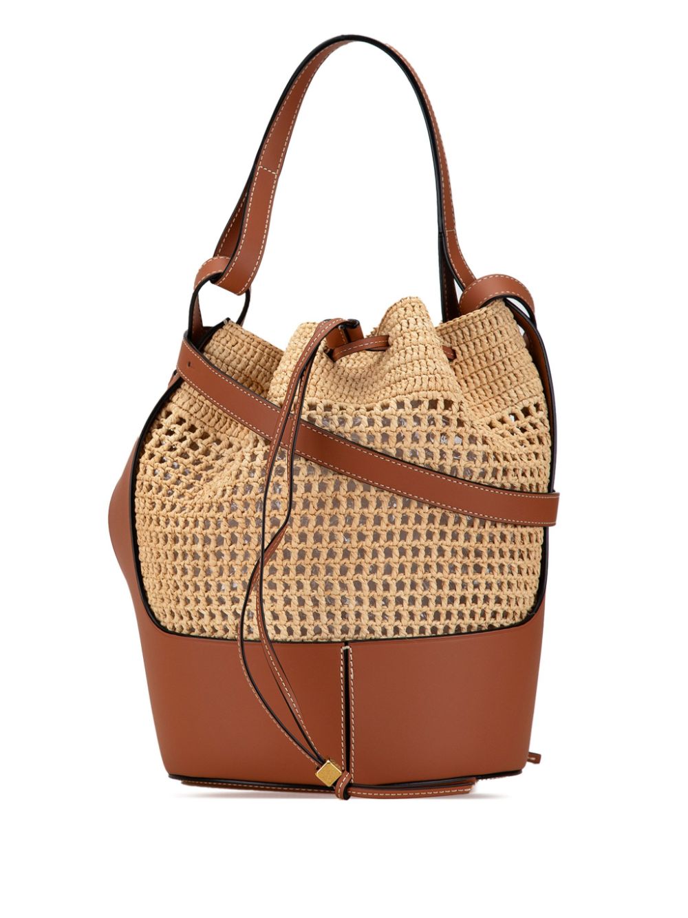 Loewe 2020-2021 Raffia Balloon bucket bag Women