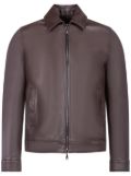 Tagliatore leather jacket - Brown