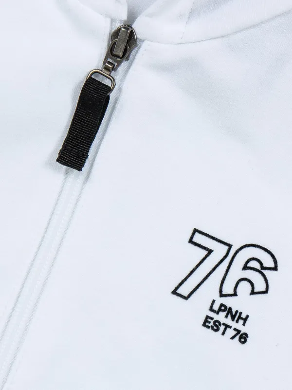 Lapin House zip-up Hoodie White FARFETCH OM