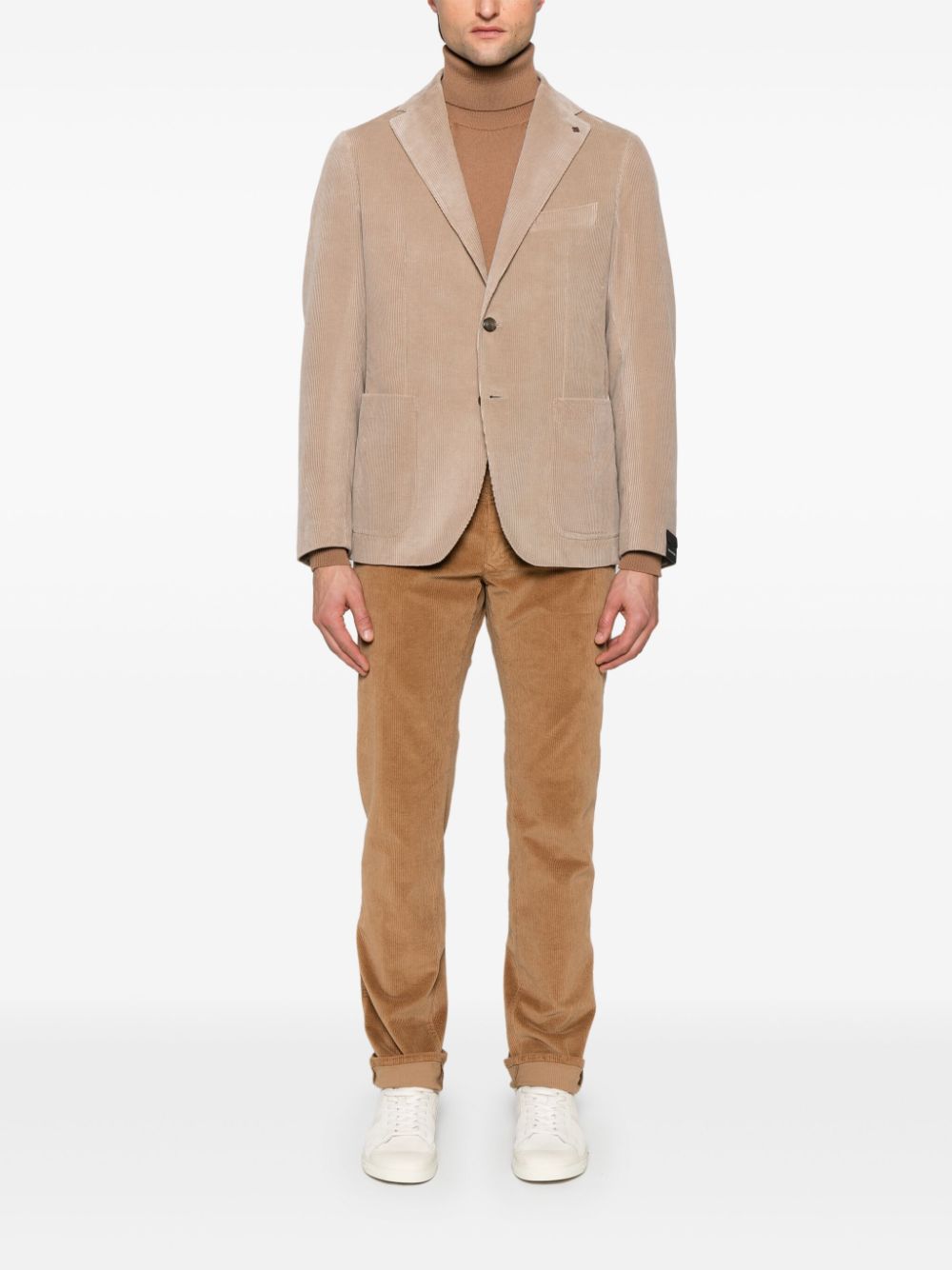 Tagliatore Ribfluwen blazer - Beige