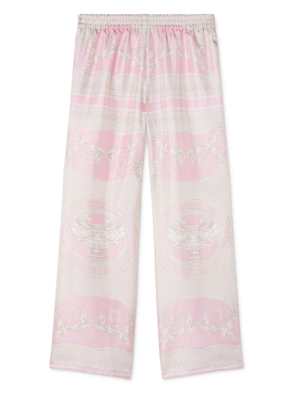 Versace Kids trophy-print track pants - Pink