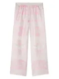 Versace Kids trophy-print track pants - Pink