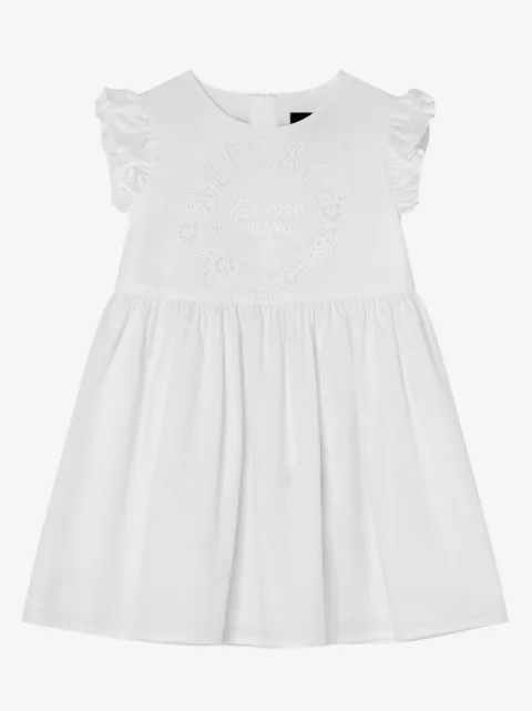Versace Kids broderie anglaise dress