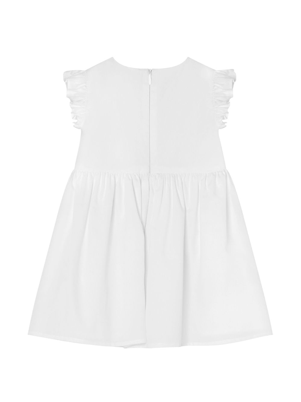 Versace Kids broderie anglaise dress - White