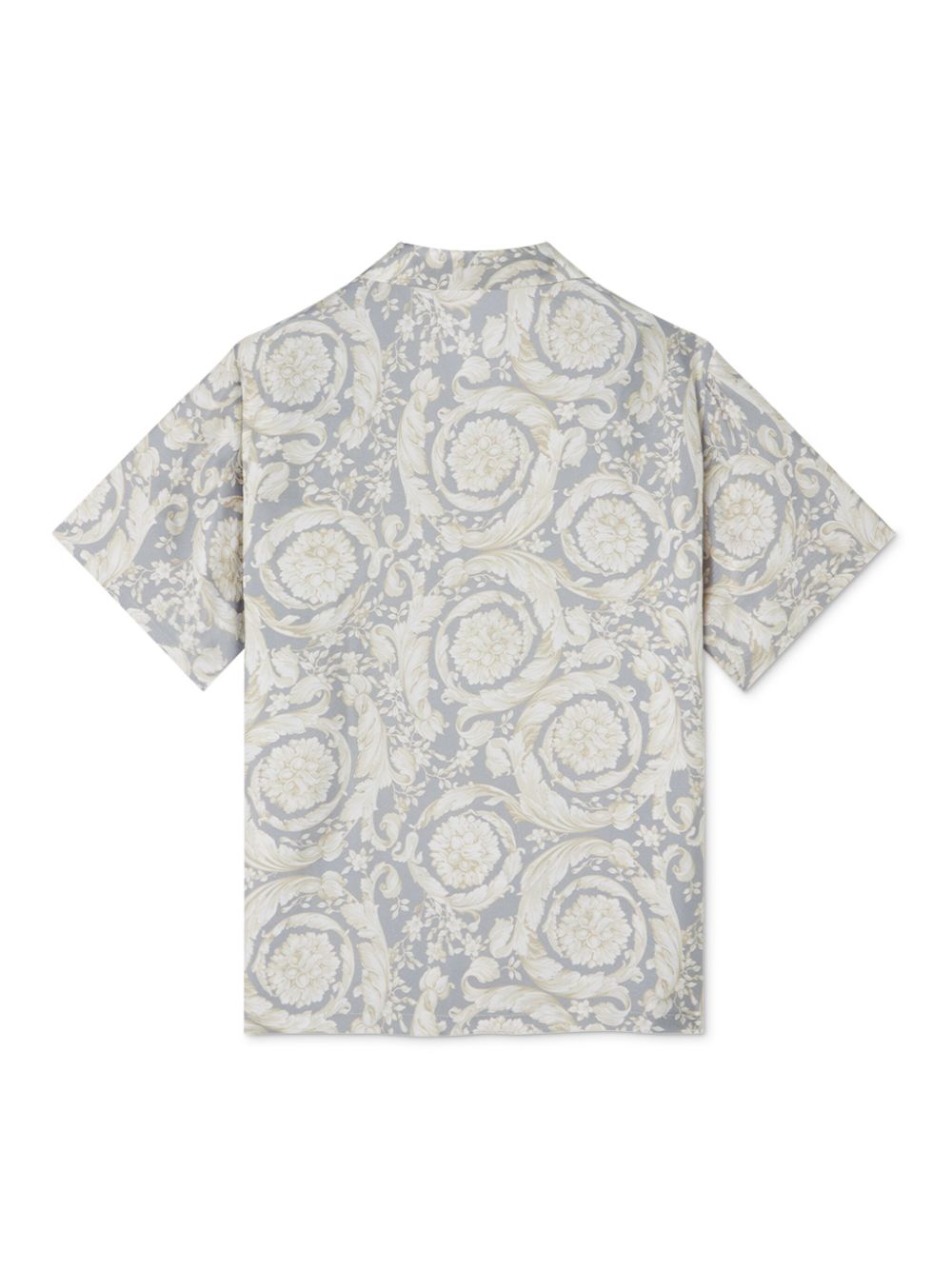 Versace Kids Barroco-print shirt - Grijs