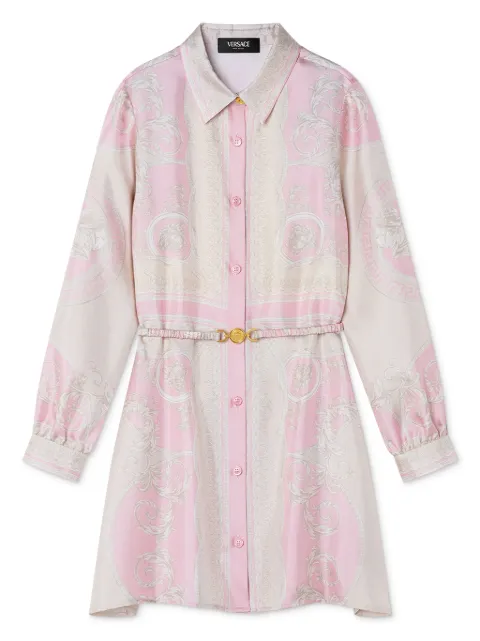 Versace Kids Barocco-print dress 