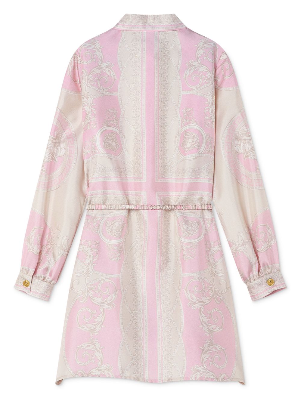 Versace Kids Jurk met barokprint - Roze