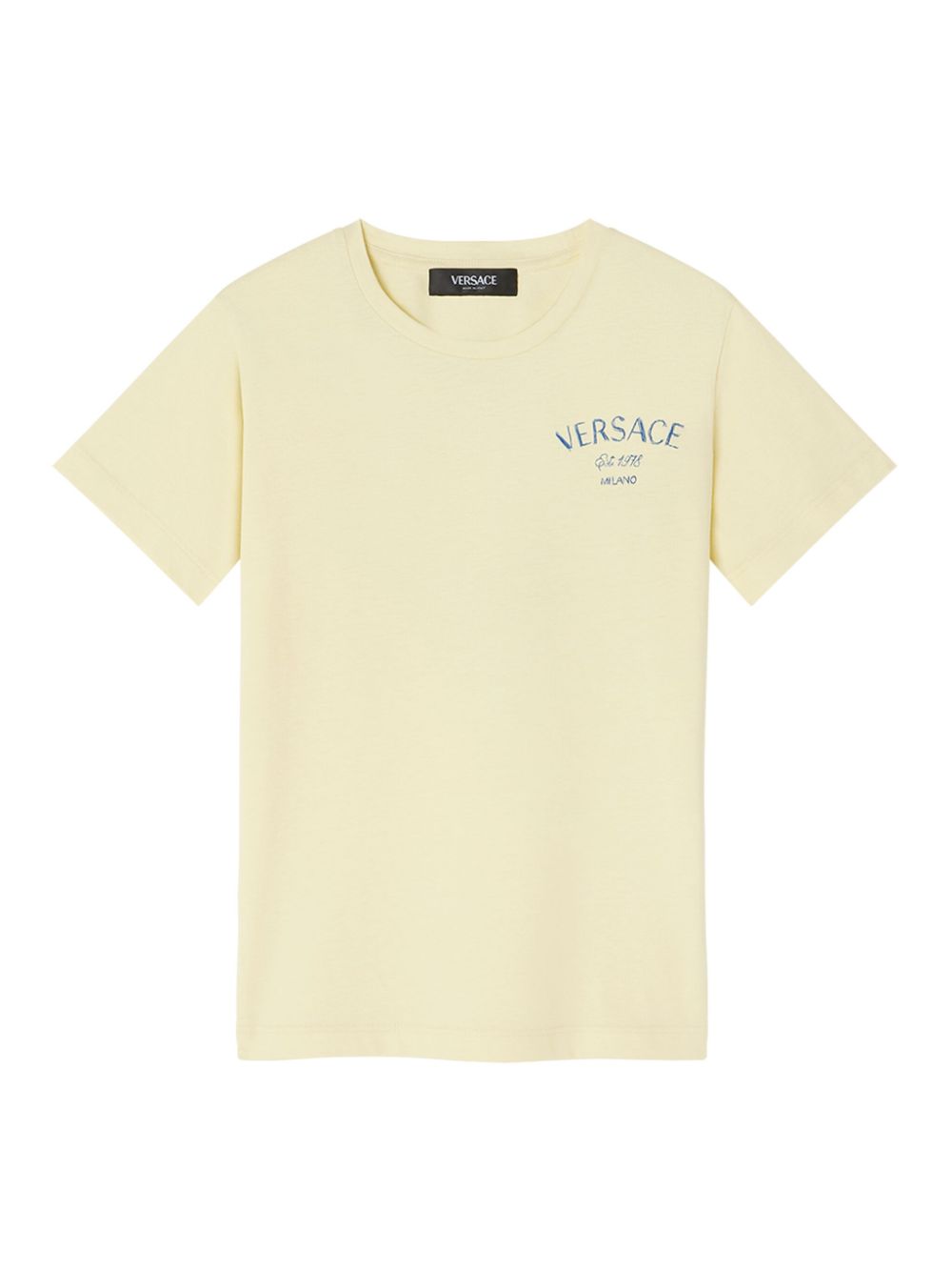 Versace Kids Milano Stamp T-shirt - Yellow