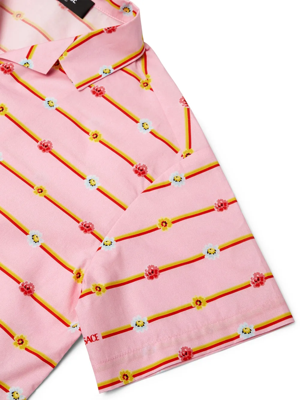 Versace In Bloom Shirt In Pink