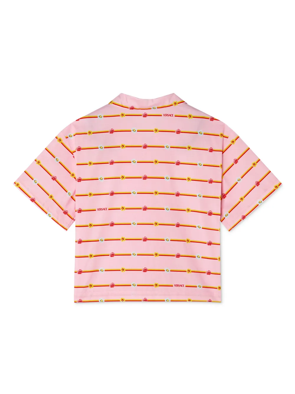 Versace Kids In Bloom shirt - Roze