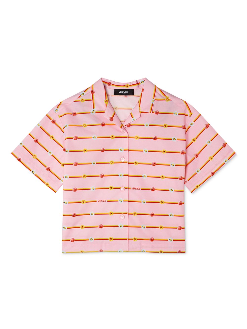 Versace Kids In Bloom shirt - Pink