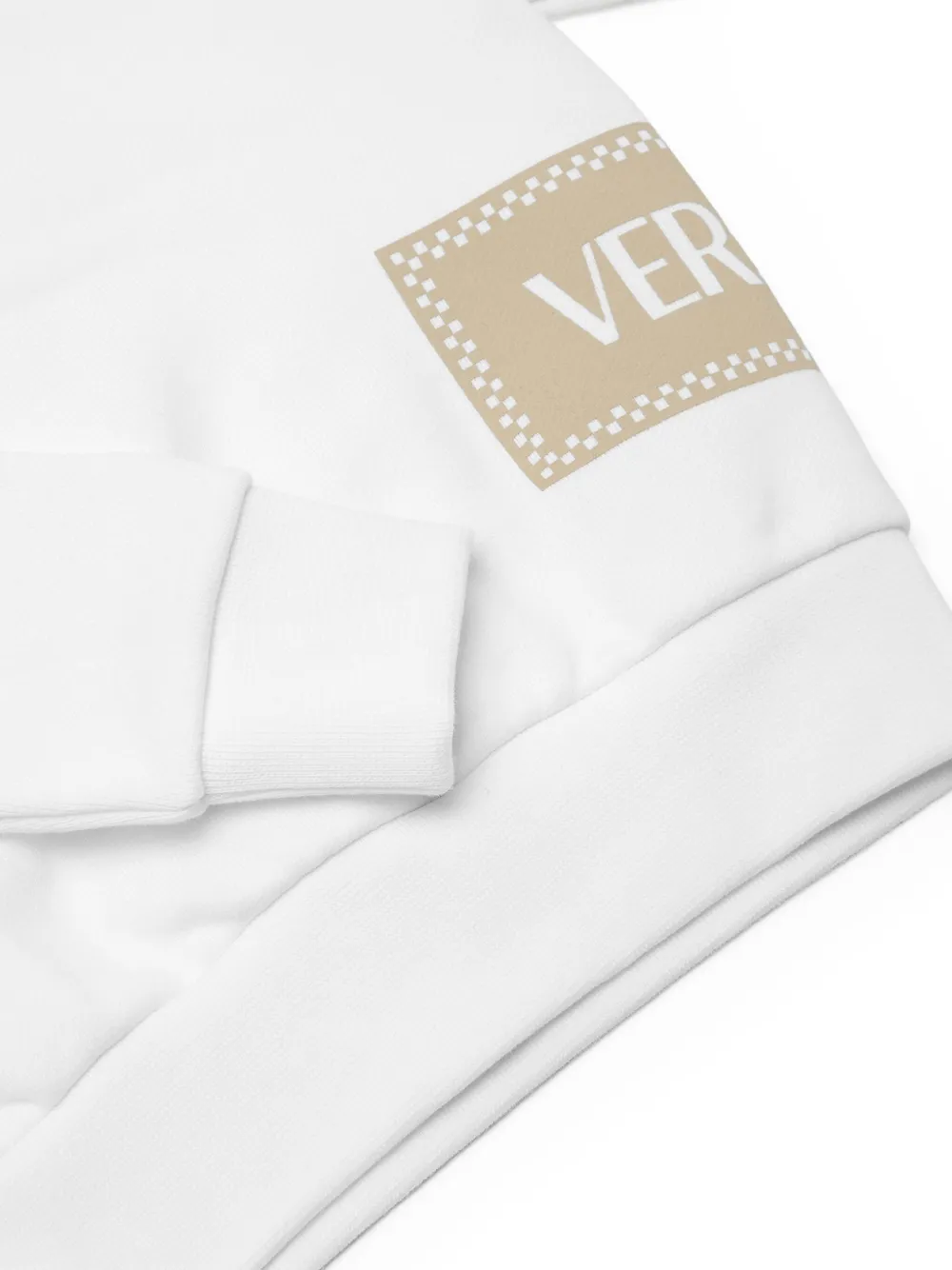 Versace Kids Sweater met 90s logo Wit