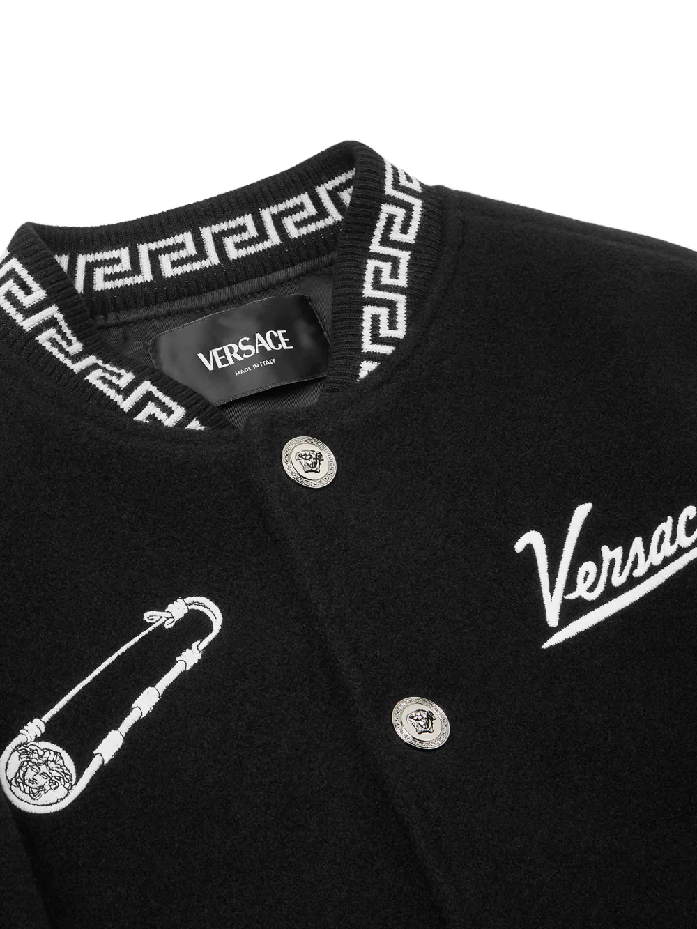 Versace Kids Greca bomberjack Zwart