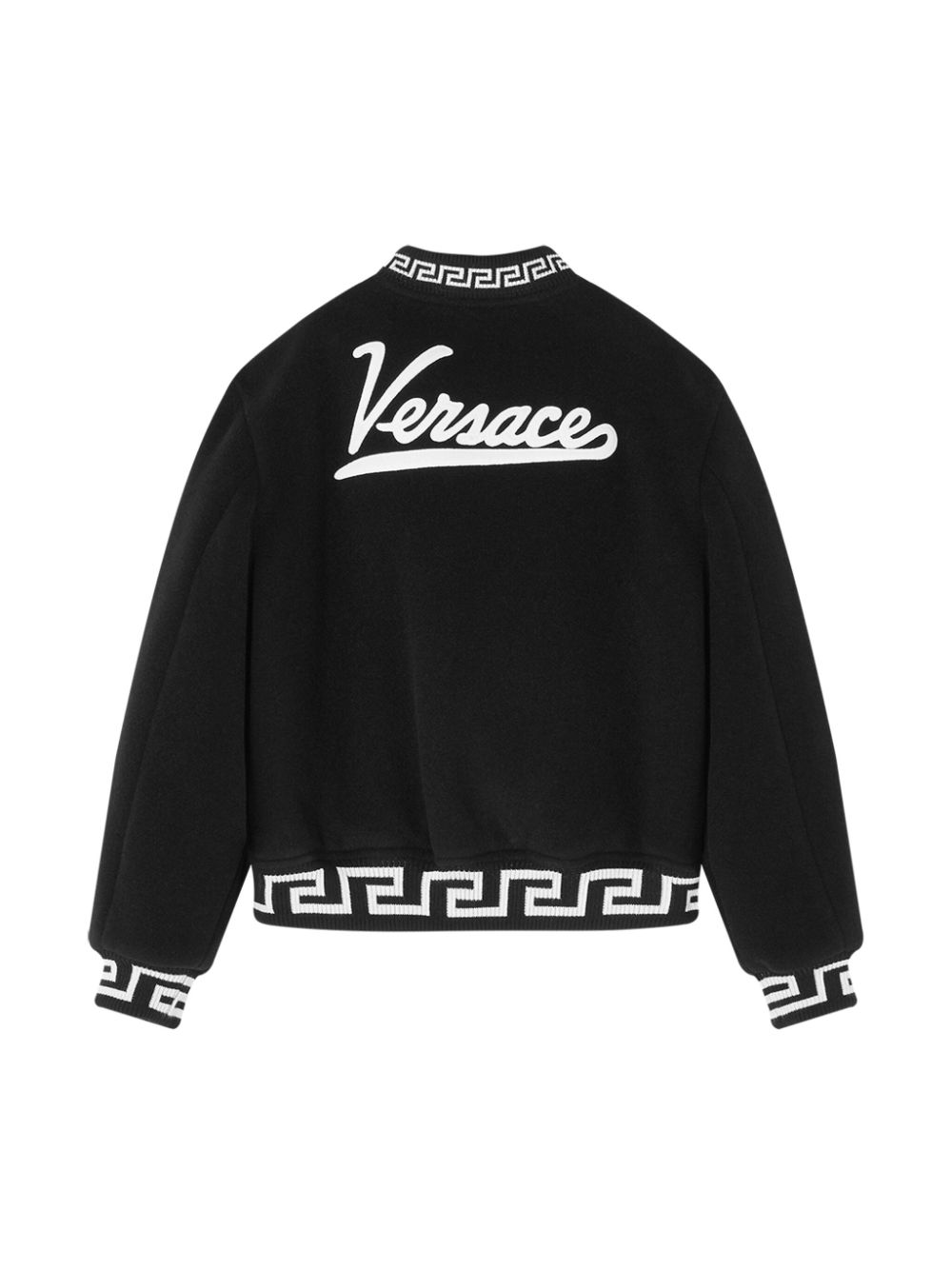 Versace Kids Greca bomber jacket - Zwart