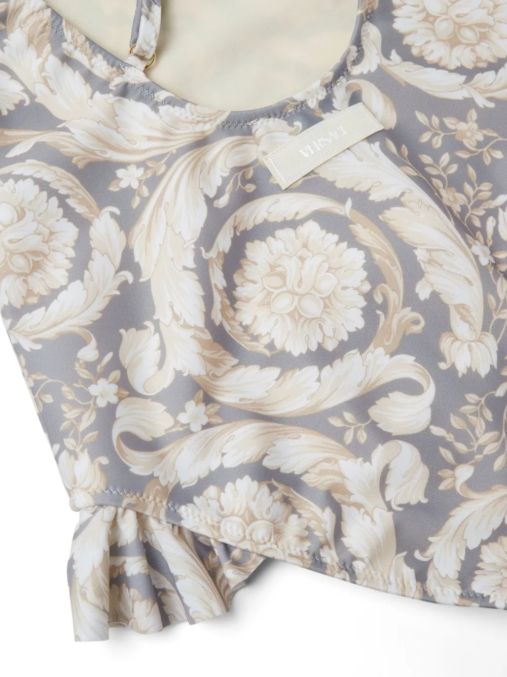 Versace Kids Badpak met barokprint Grijs