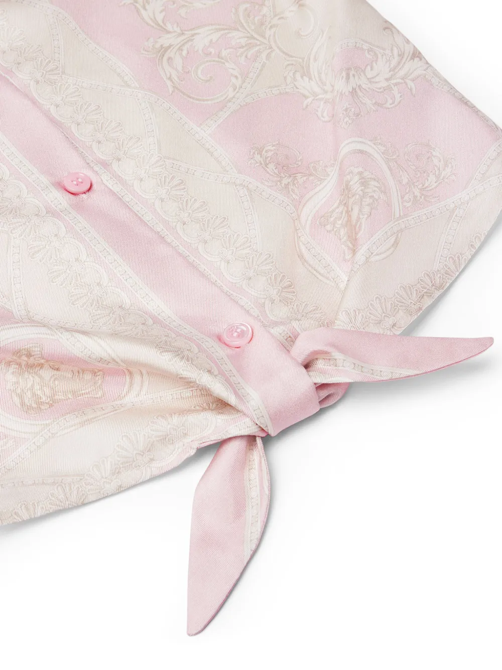 Versace Kids Barocco shirt Roze