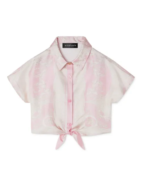 Versace Kids camisa Barocco