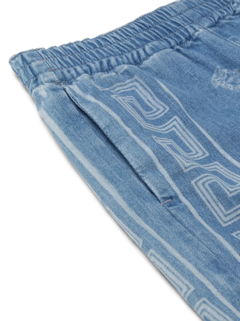 Versace Kids Medusa Bandana spijkershorts Blauw