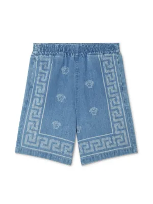 Givenchy Kids 4G デニムショートパンツ | ブルー | FARFETCH JP
