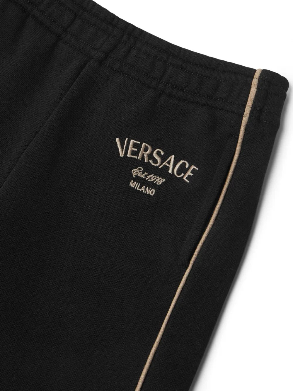 Versace Kids Milano Stamp trainingsbroek Zwart