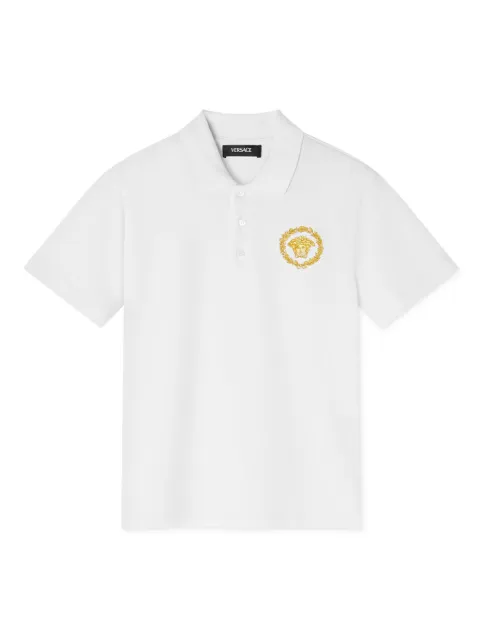 Versace Kids Poloshirt mit kurzen Ärmeln