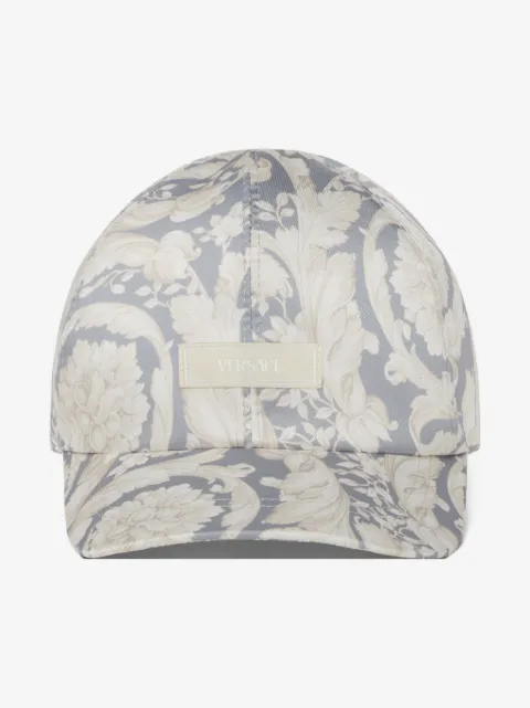 Versace Kids casquette à imprimé Barocco