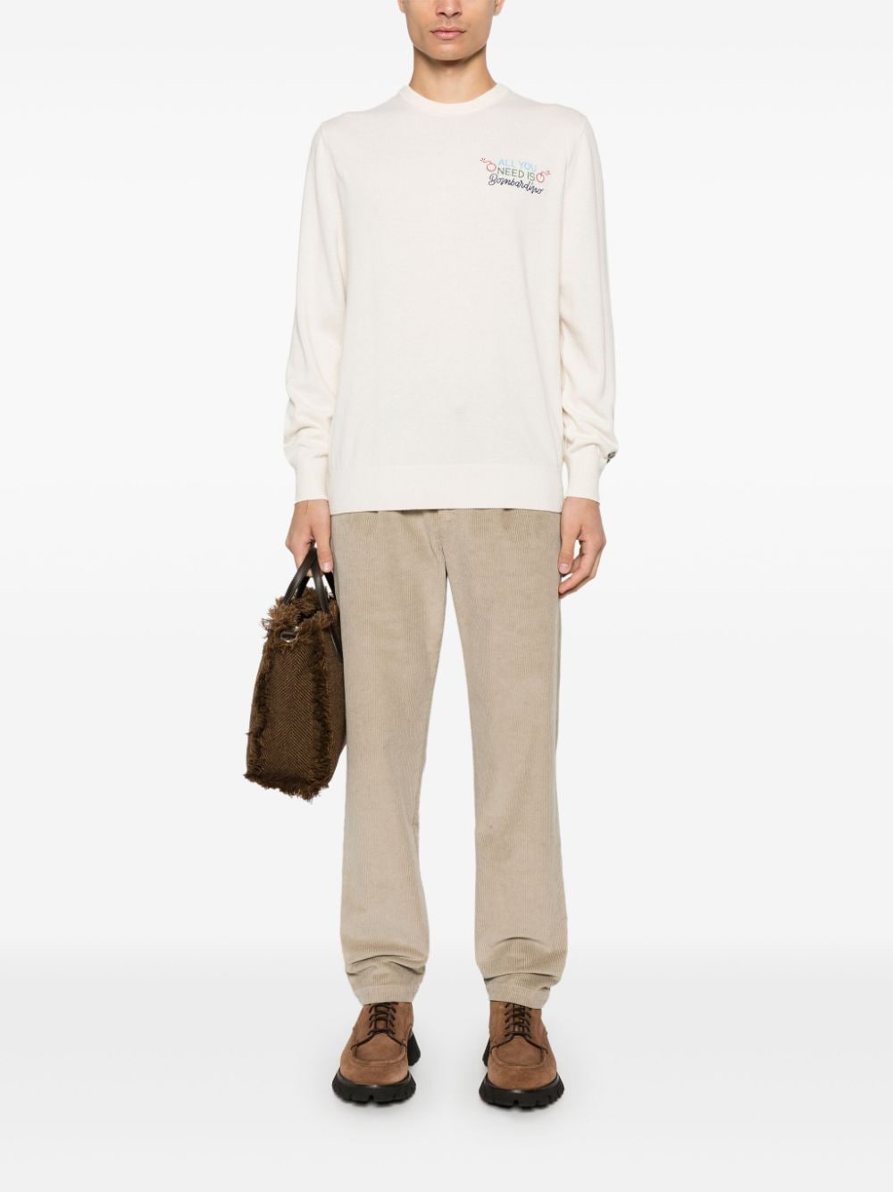 MC2 Saint Barth x Insulti Luminosi Heron Light sweater - Beige