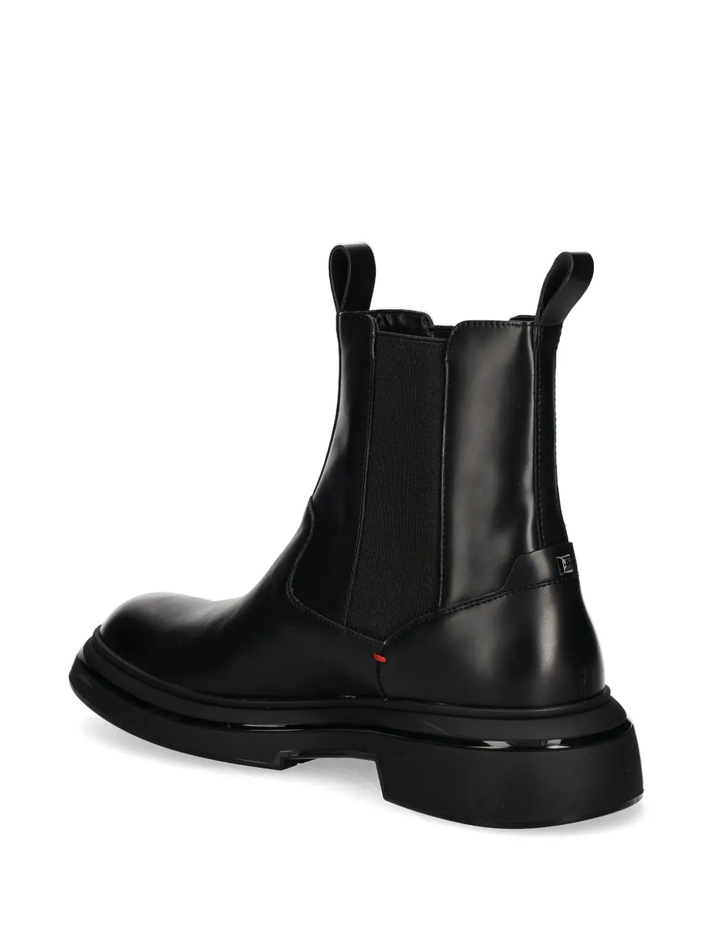 HUGO leather boots Black