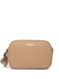 HUGO logo-stamp cross body bag - Brown