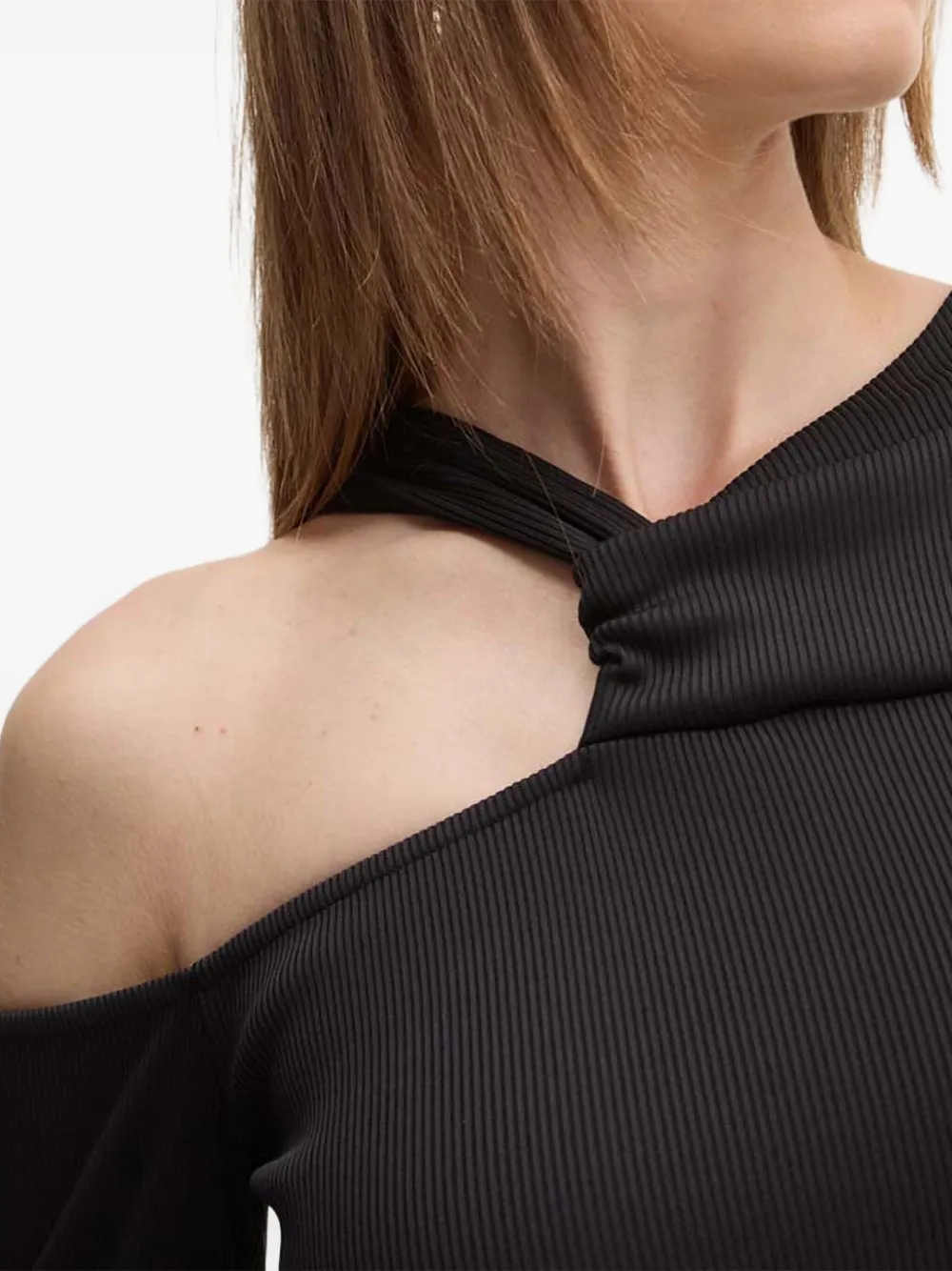 HUGO Uitgesneden mini-jurk Zwart