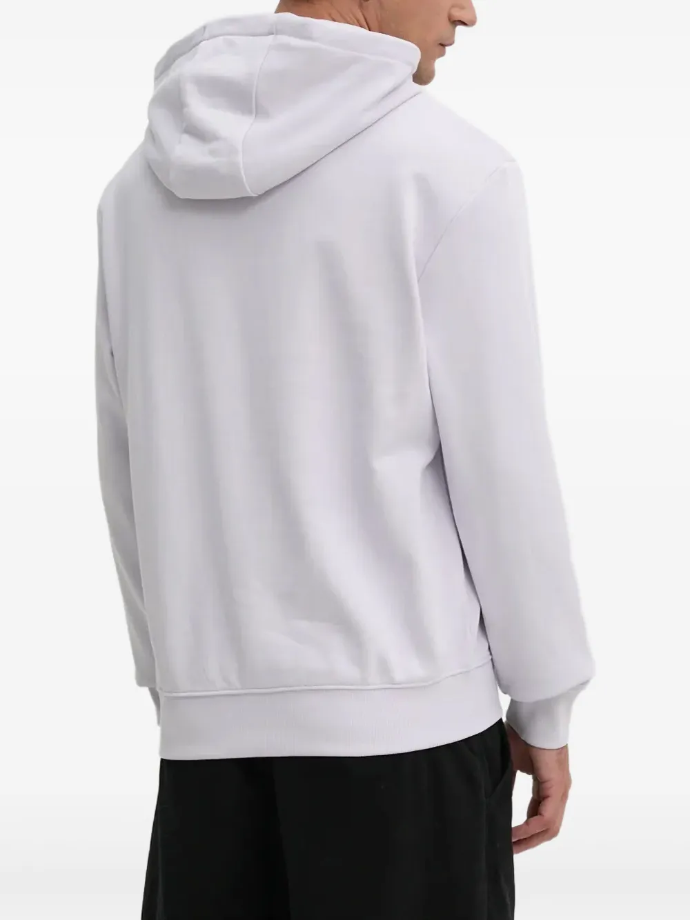 Hugo Boss Drawstring Hoodie In Purple