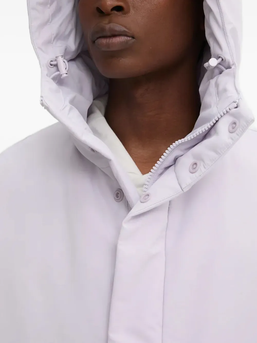 Hugo Boss Hooded Pocket Gilet In Purple