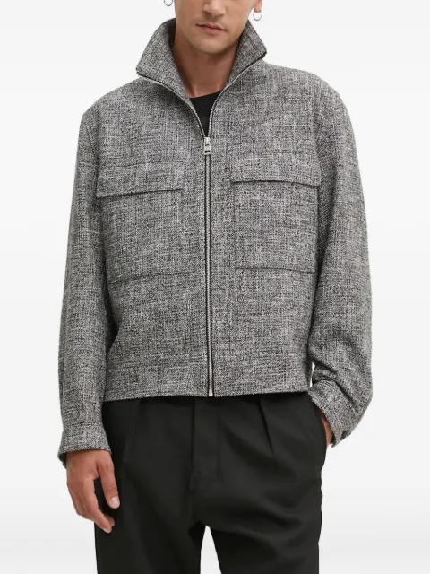 HUGO Juliano zip-up textured jacket