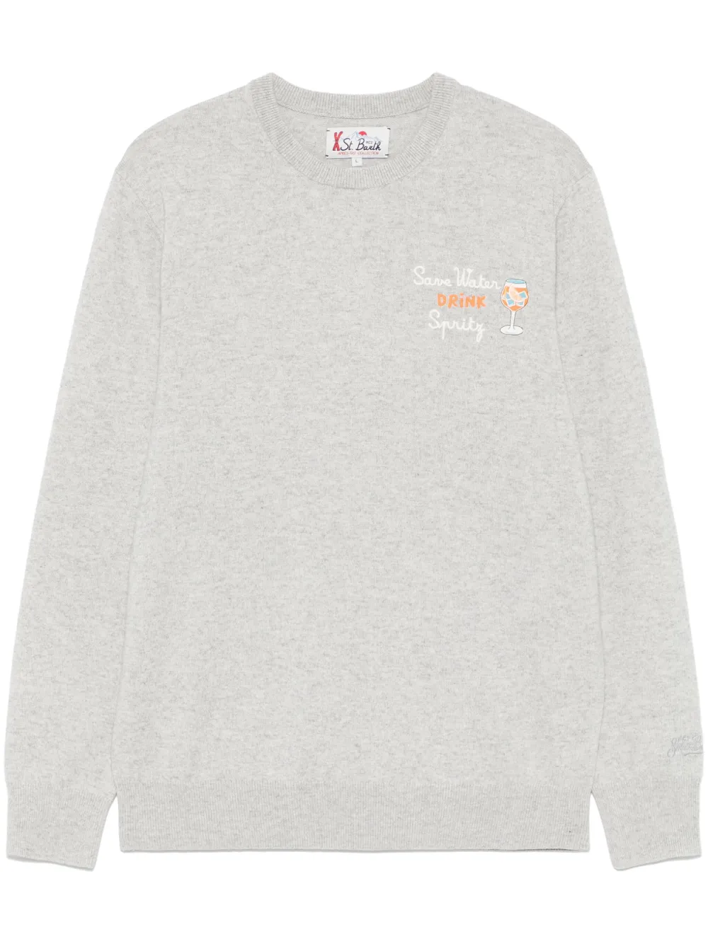 MC2 Saint Barth Sweater met print Grijs