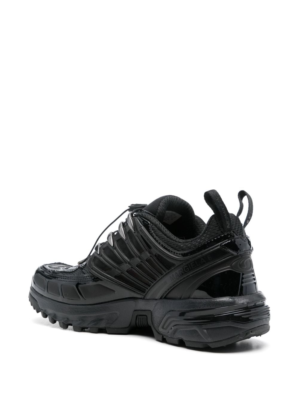 Shop Mm6 Maison Margiela X Salomon Panelled Sneakers In Black