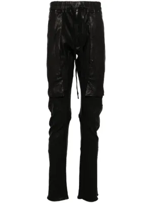Boris Bidjan Saberi ダメージ サルエルパンツ | ブラック | FARFETCH JP Boris Bidjan Saberi ダメージ サルエルパンツ | ブラック | FARFETCH JP